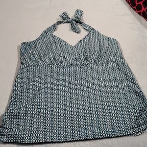 Patterned halter top